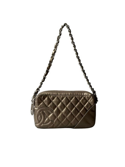 Chanel Cambon Ligne Pochette Chain Strap Bag