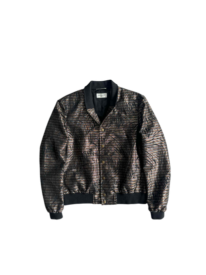 Saint Laurent Metallic Bomber Jacket