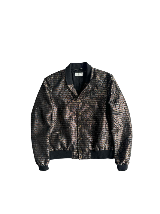 Saint Laurent Metallic Bomber Jacket