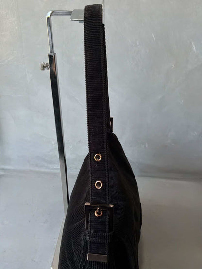 2000’s Fendi Curdoroy Copper Mamma Baguette Bag