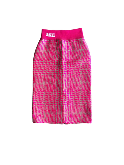 Fendi Pink Long Skirt