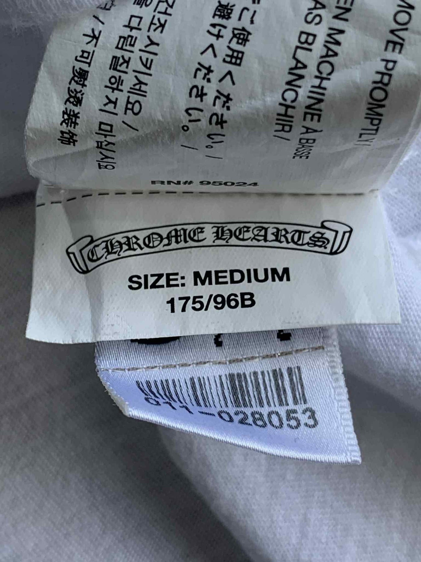 Chrome Hearts USA Scroll Logo tee