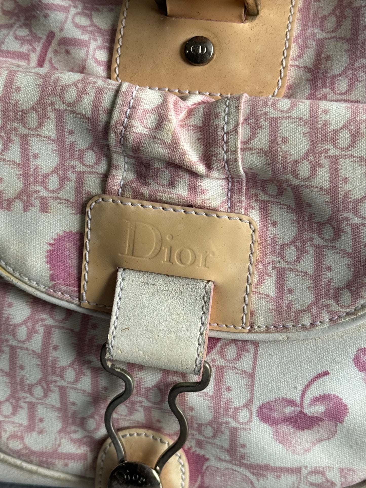 Vintage Dior Oblique Cherry Handbag