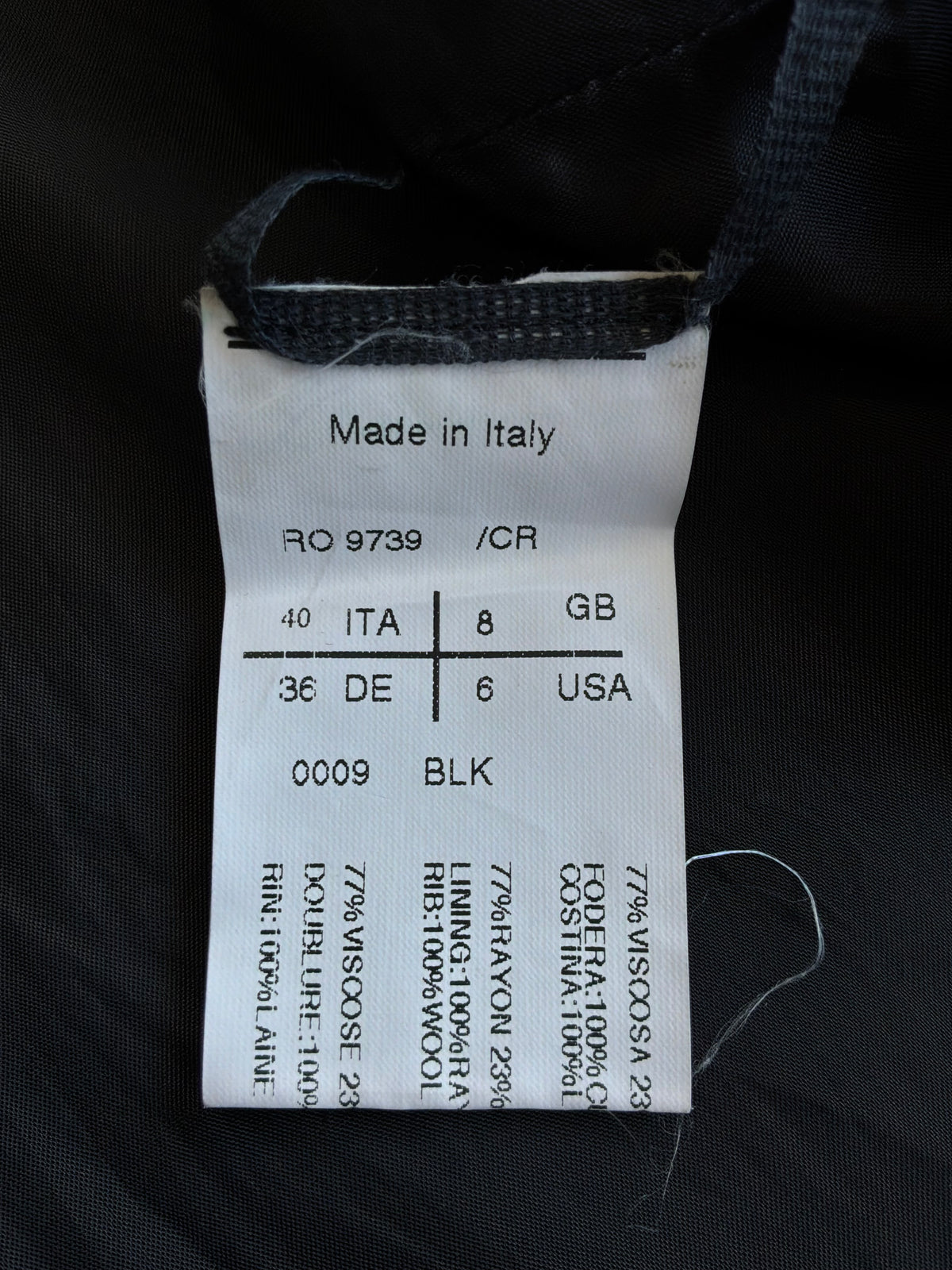 Rick Owens Mainline Wool Cardi Coat