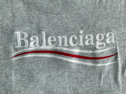 Balenciaga Political Campaign Embroidered Tee