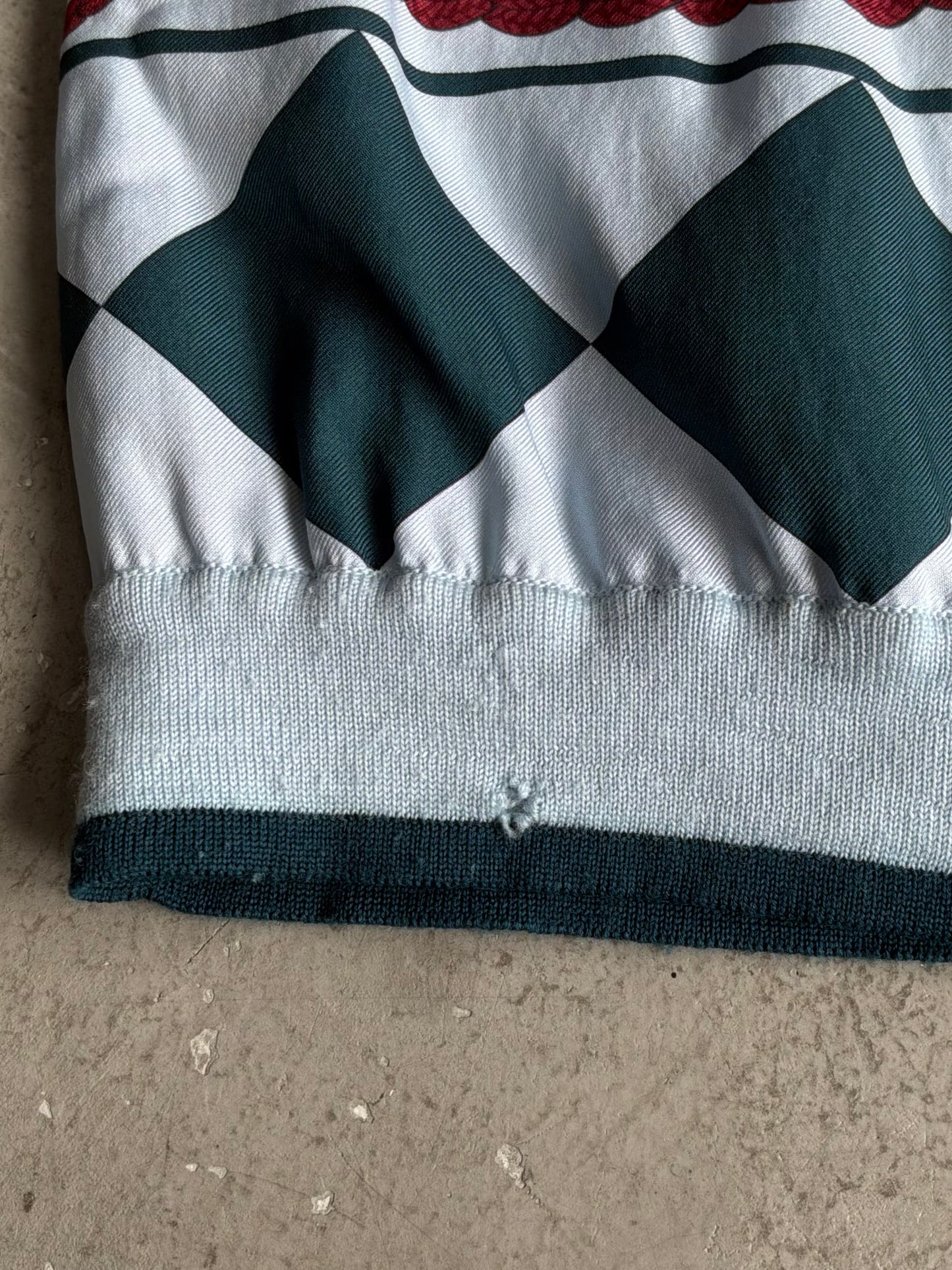 Hermes Margiela Era Shoulder Zip Blue Vest