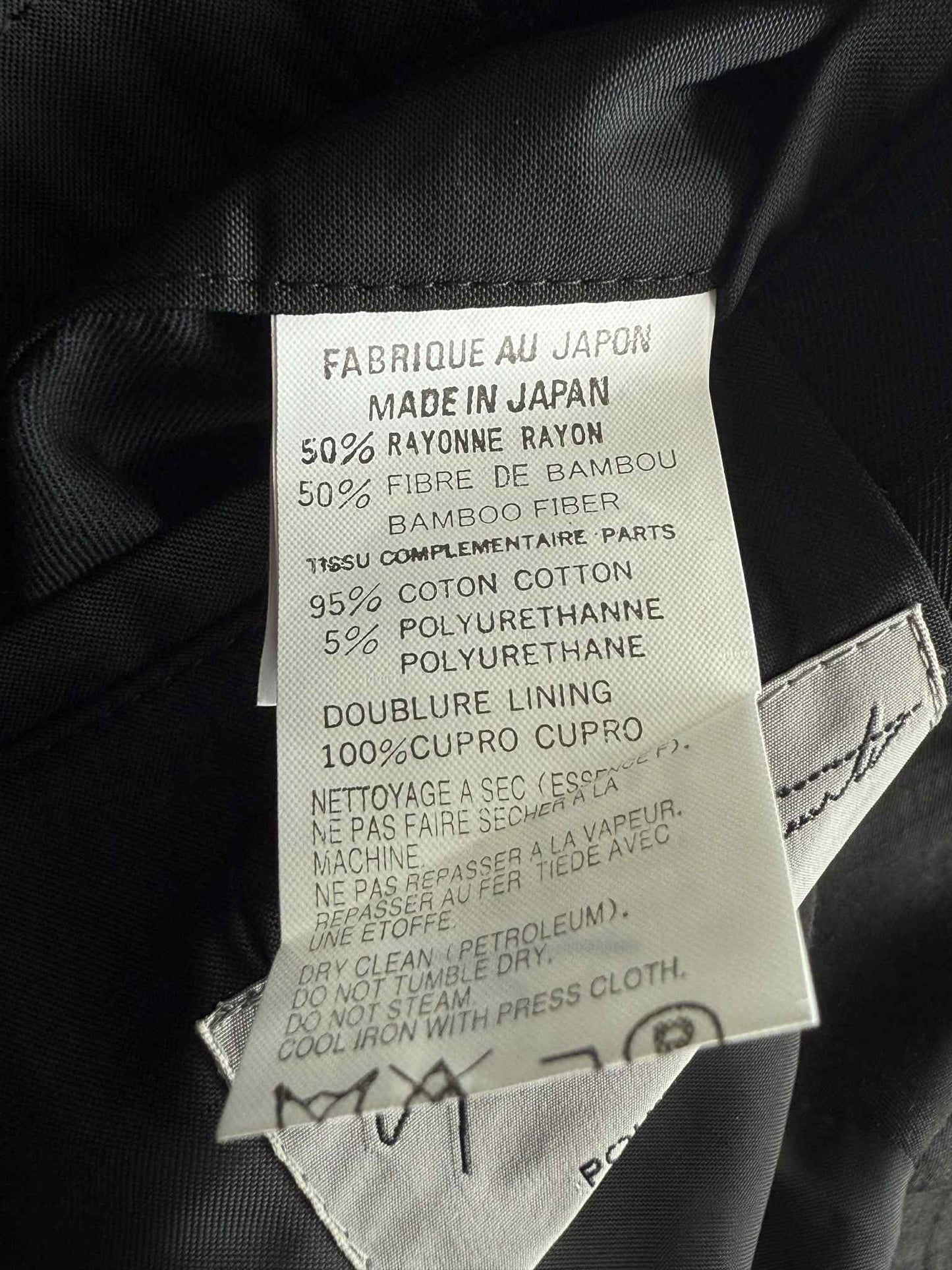 Vintage Balmain Quilted Cropped Leather Jacket