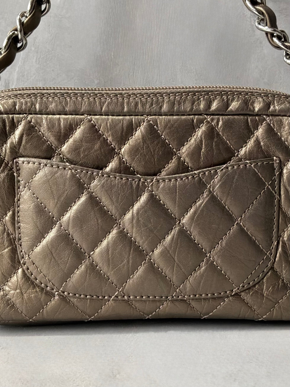 Chanel Cambon Ligne Pochette Chain Strap Bag