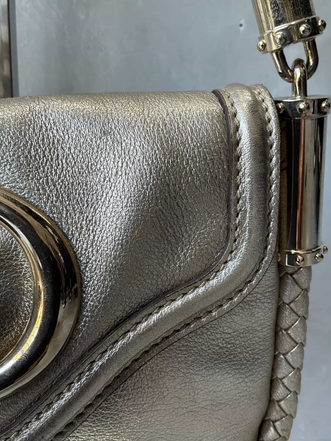 Gucci Metallic Fringe Handbag