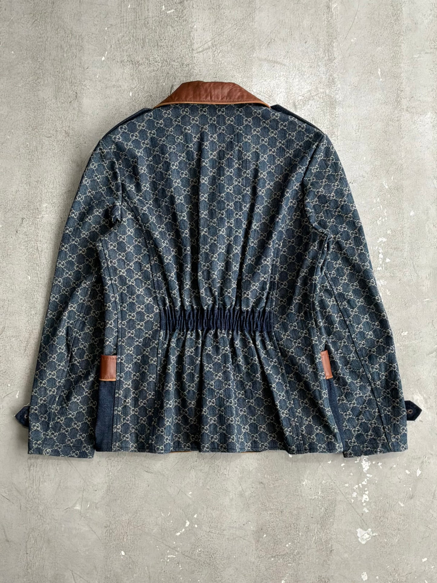 Gucci Denim Monogram Coat