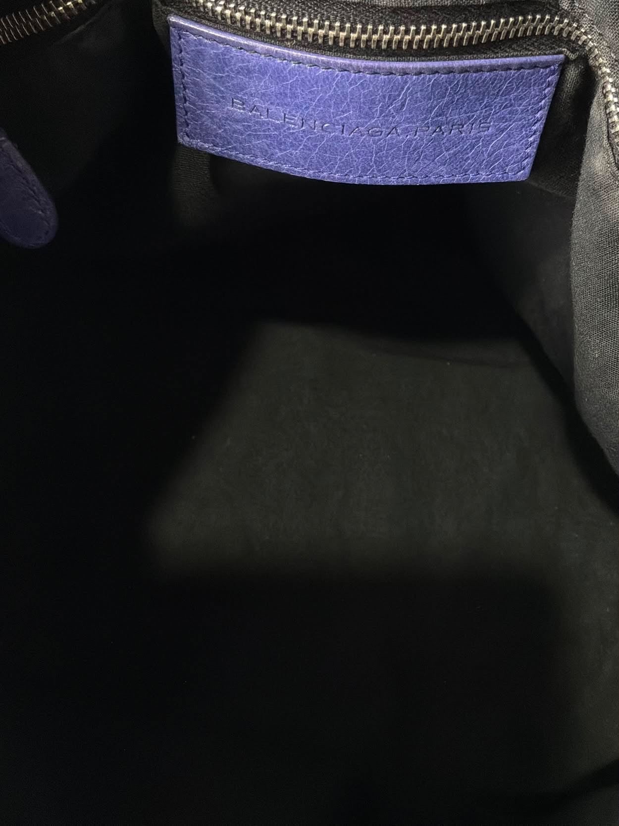 Balenciaga Work Giant 21 Purple Lambskin Bag