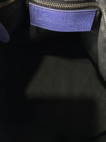 Balenciaga Work Giant 21 Purple Lambskin Bag