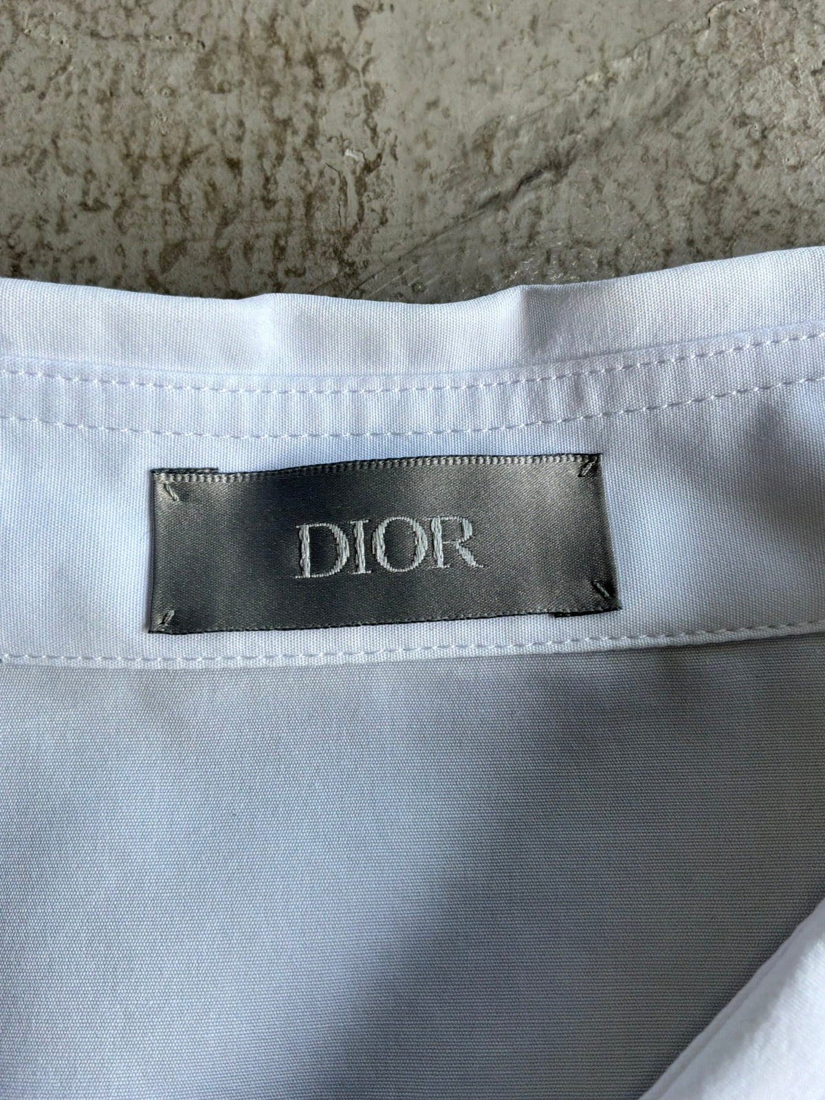 Dior Cursive Neck Script Longsleeves Shirt