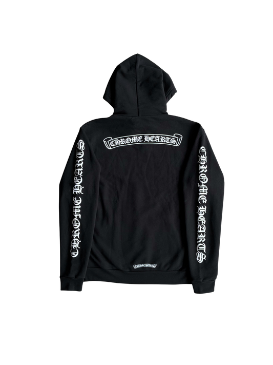 Chrome Hearts Scroll Logo Pullover Hoodie
