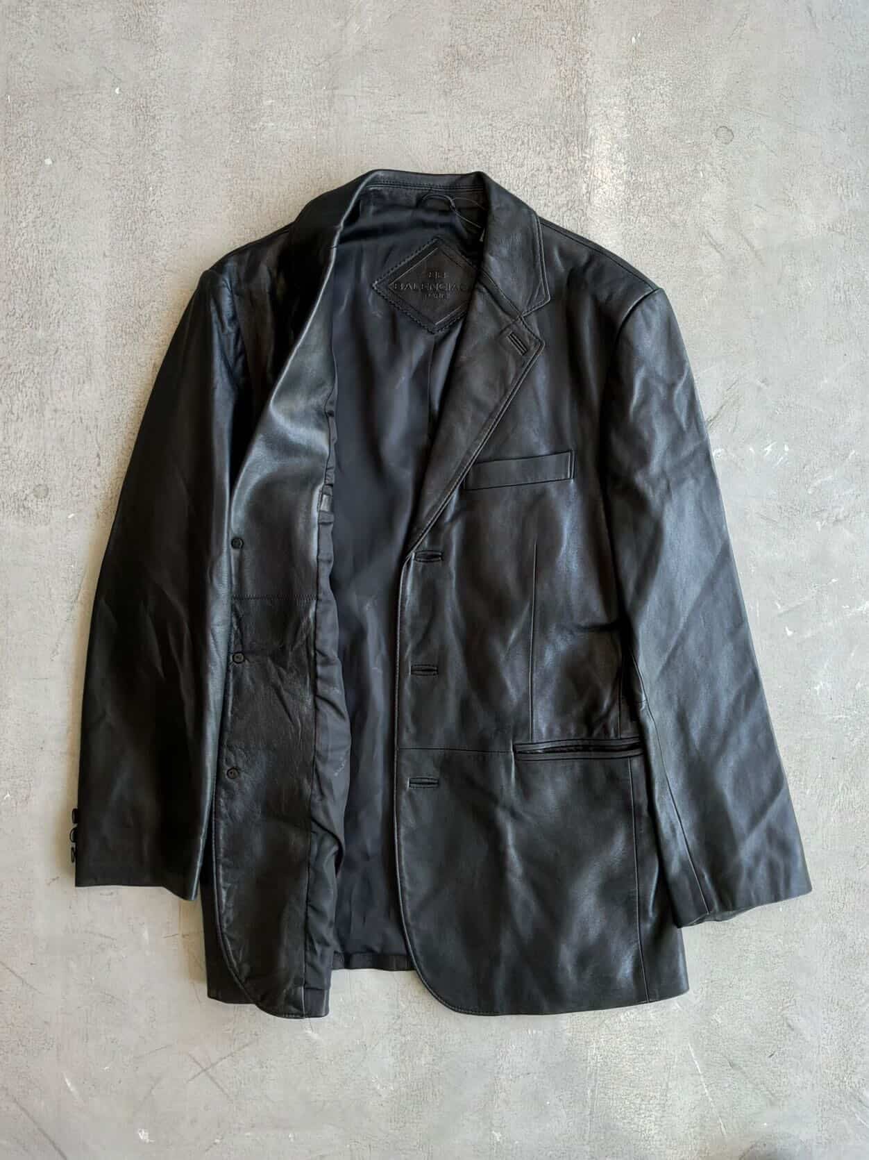 Balenciaga Vintage Leather Coat