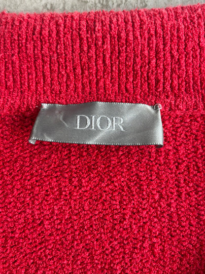 Dior X Erl Rabbit Logo Towel Polo