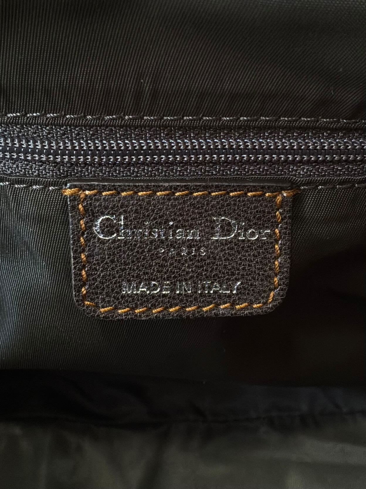 Dior Trotter Leather Boston Bag