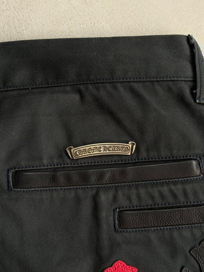 Chrome Hearts Spiderman Cross Patches Chino Pants