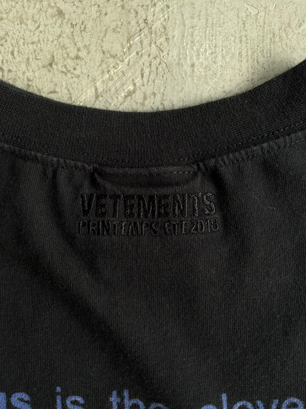 Vetements Aquarius Zodiac Tee