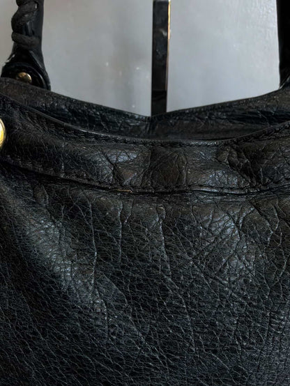 Balenciaga City Classic Medium Black On GHW