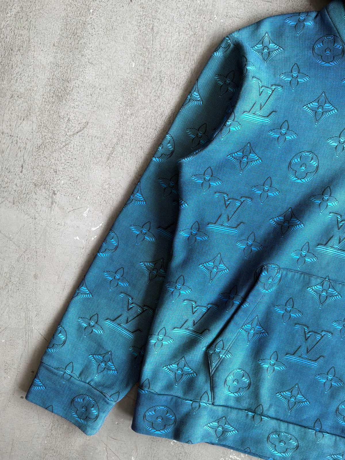 Louis Vuitton 2054 Blue Monogram Hoodie