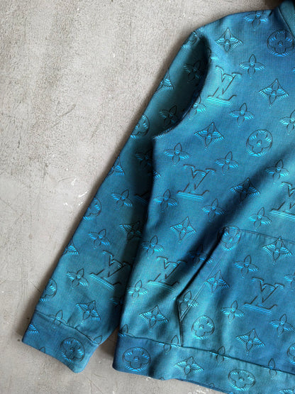 Louis Vuitton 2054 Blue Monogram Hoodie