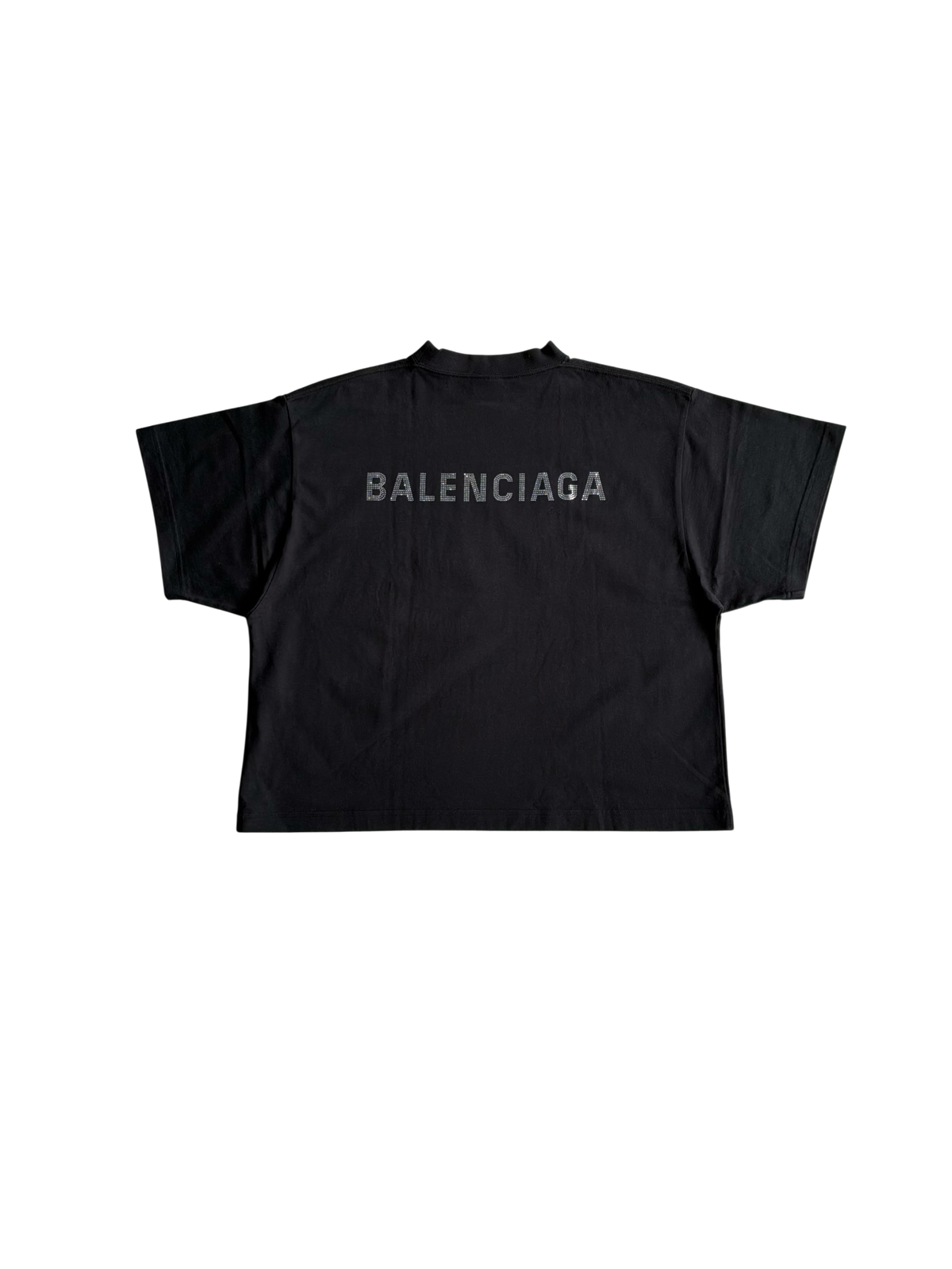Balenciaga Swarovski Spellout Tee
