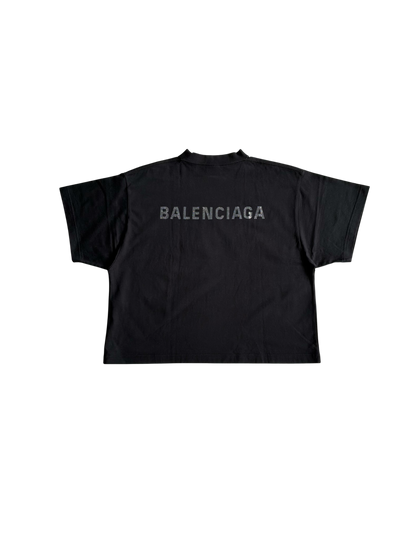 Balenciaga Swarovski Spellout Tee