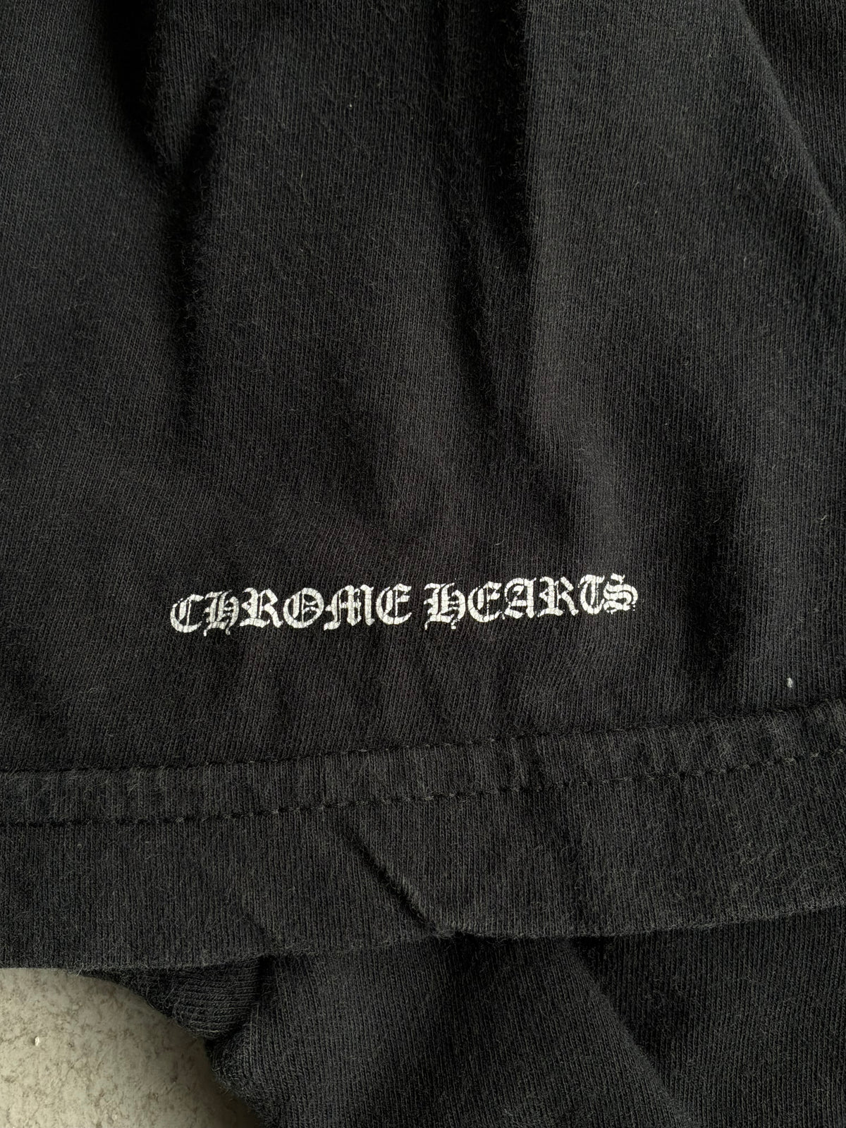 Chrome Hearts Red Horseshoe Cemetery Tee