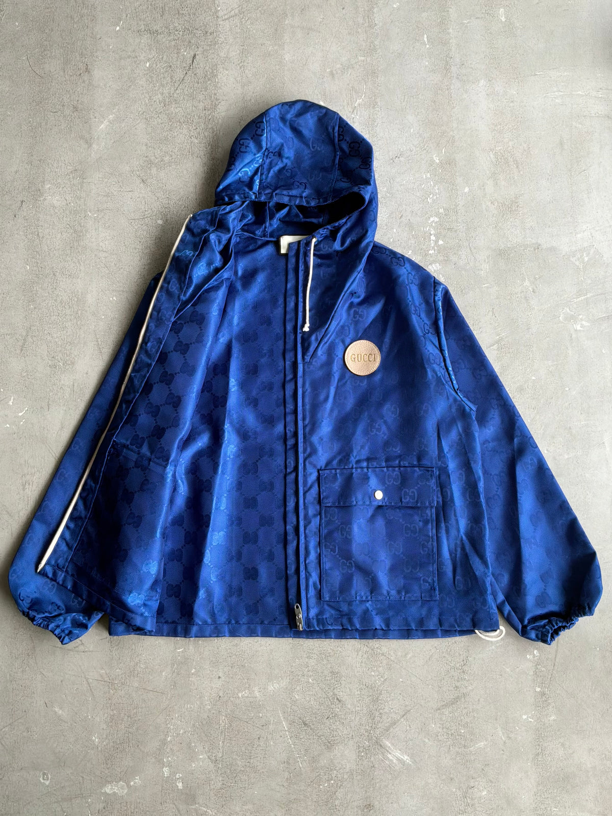 Gucci GG Blue Monogram Windbreaker