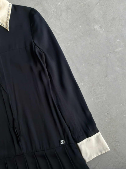 Chanel Beaded Silk Polo