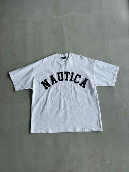 Nautica White Spellout Shirt