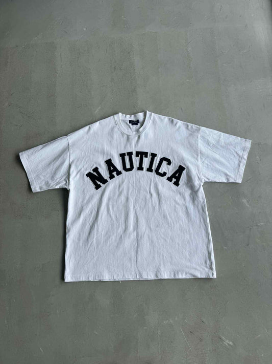Nautica White Spellout Shirt