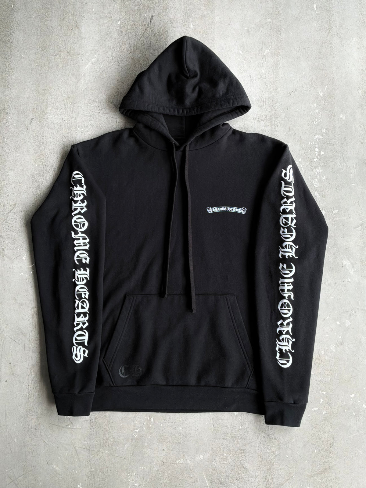 Chrome Hearts Scroll Logo Pullover Hoodie