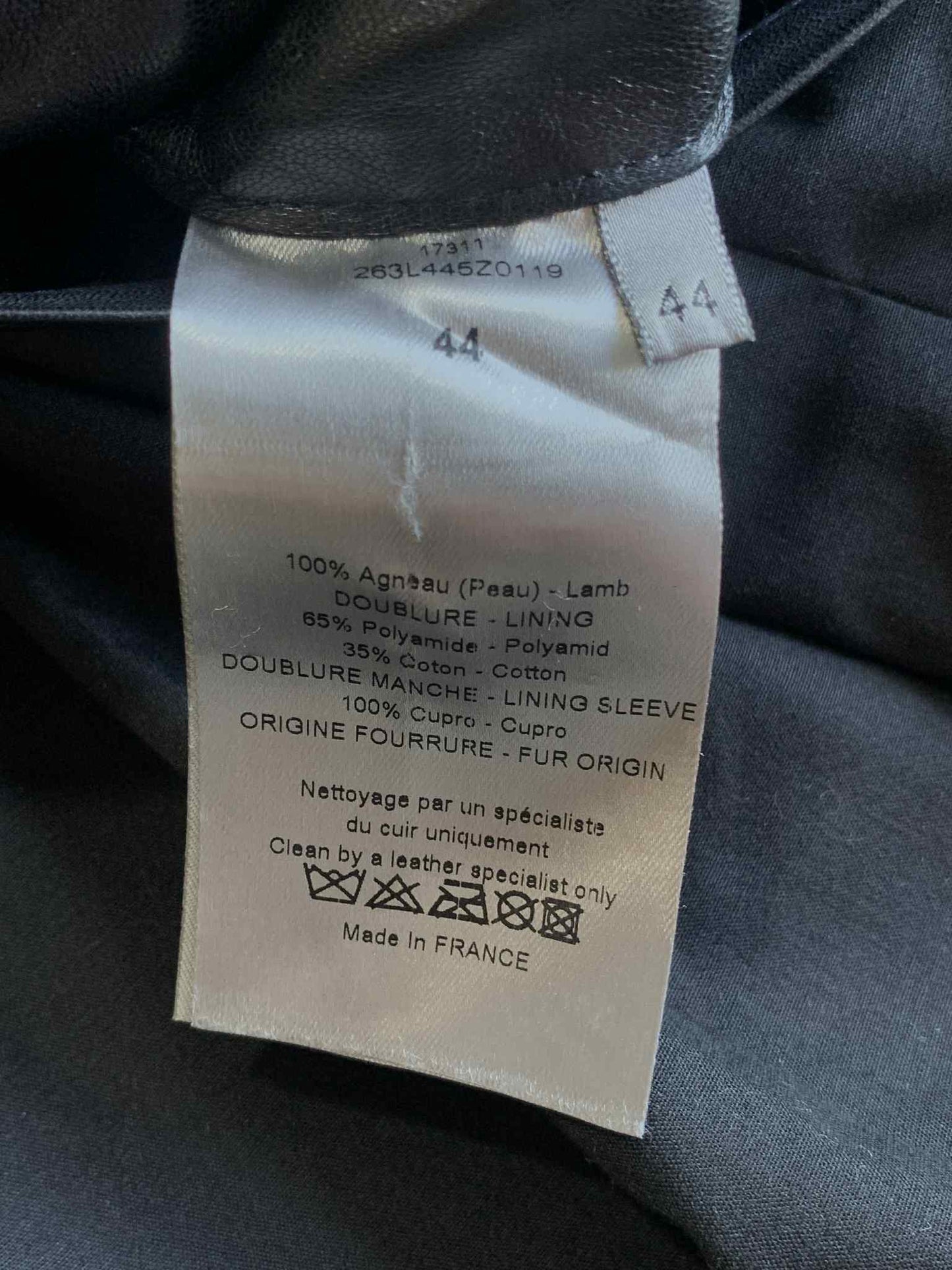 Dior Homme Leather Suede Jacket