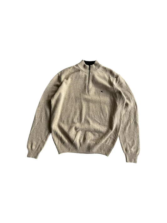 Burberry Quarter Zip Sweater