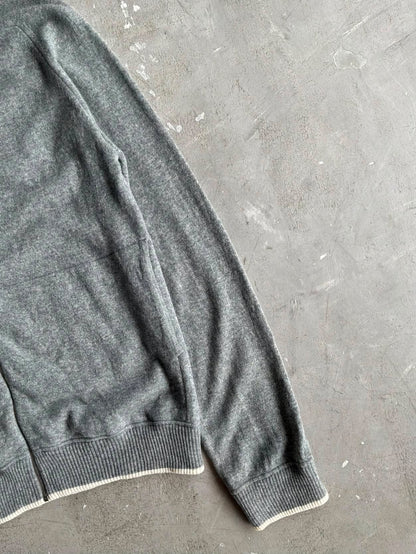 Chanel Embroidered CC Cashmere Bomber Jacket