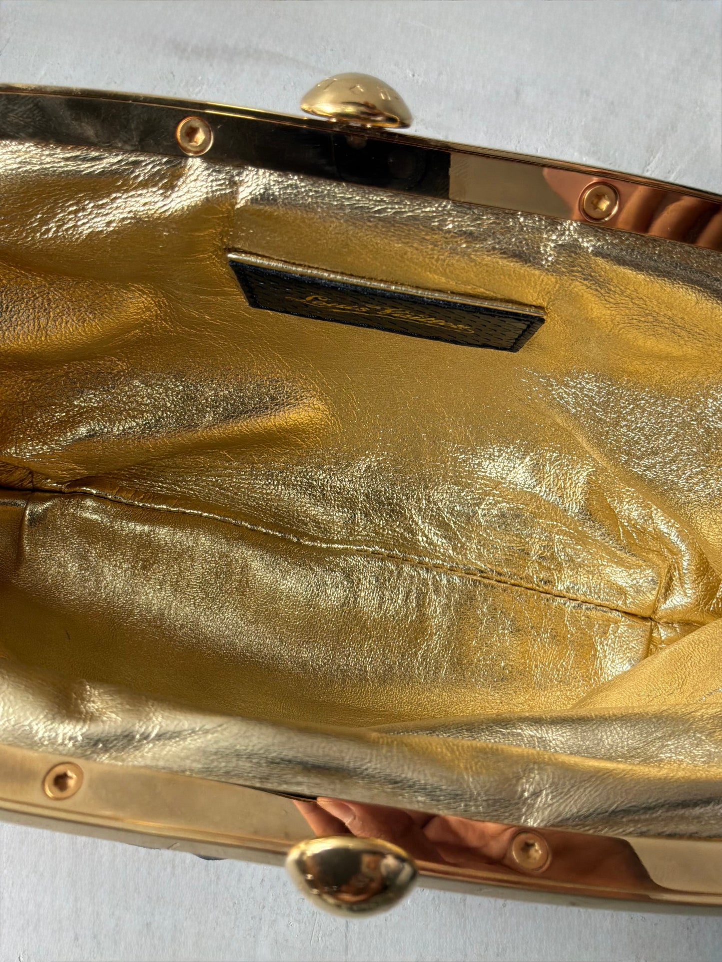 Louis Vuitton Monogram Satin Aumoniere Evening Bag
