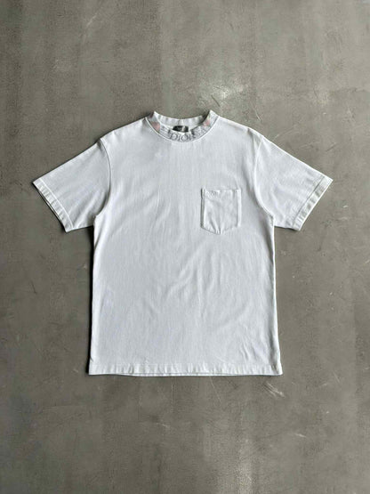 Dior Neck Script Pocket Tee