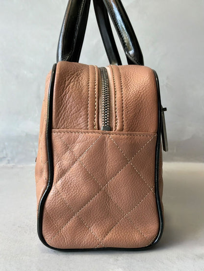 Chanel Quilted Mini Bowler Bag