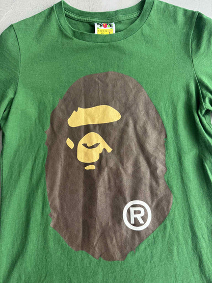 Bape Big Head Green Tee