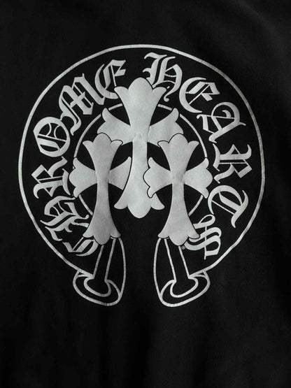 Chrome Hearts Cemetery Horseshoe Thermal Zip Hoodie