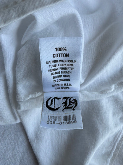 Chrome Hearts Triple Cross Horseshoe White Tee