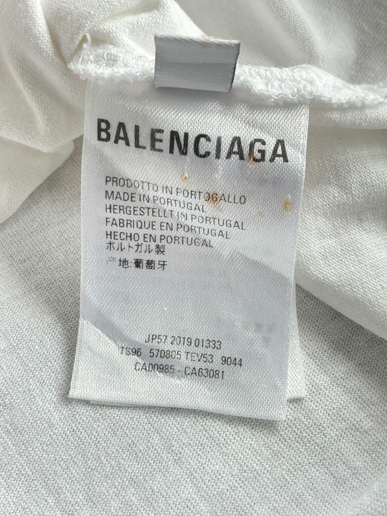 Balenciaga Flower  Script Tee