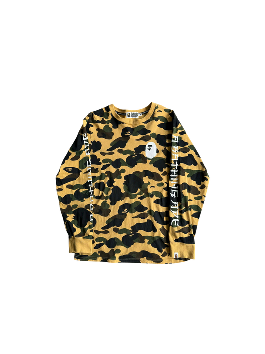 Bape 1st Camo Long Sleeve Shirt