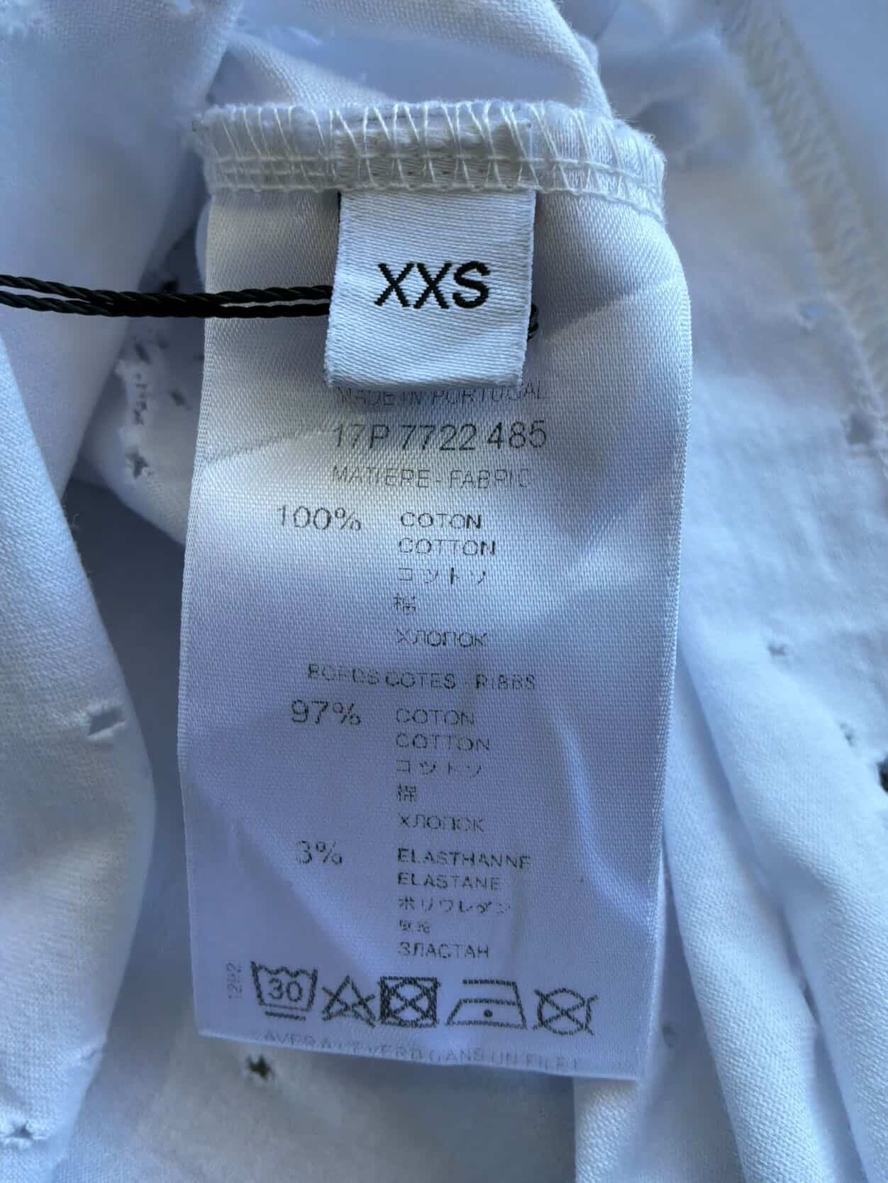 Givenchy Distressed Script Tee