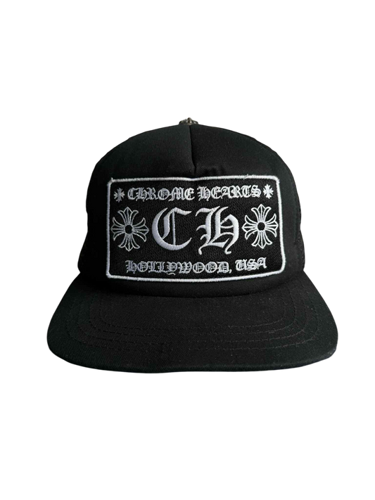 Chrome Hearts Black on Black Trucker Hat