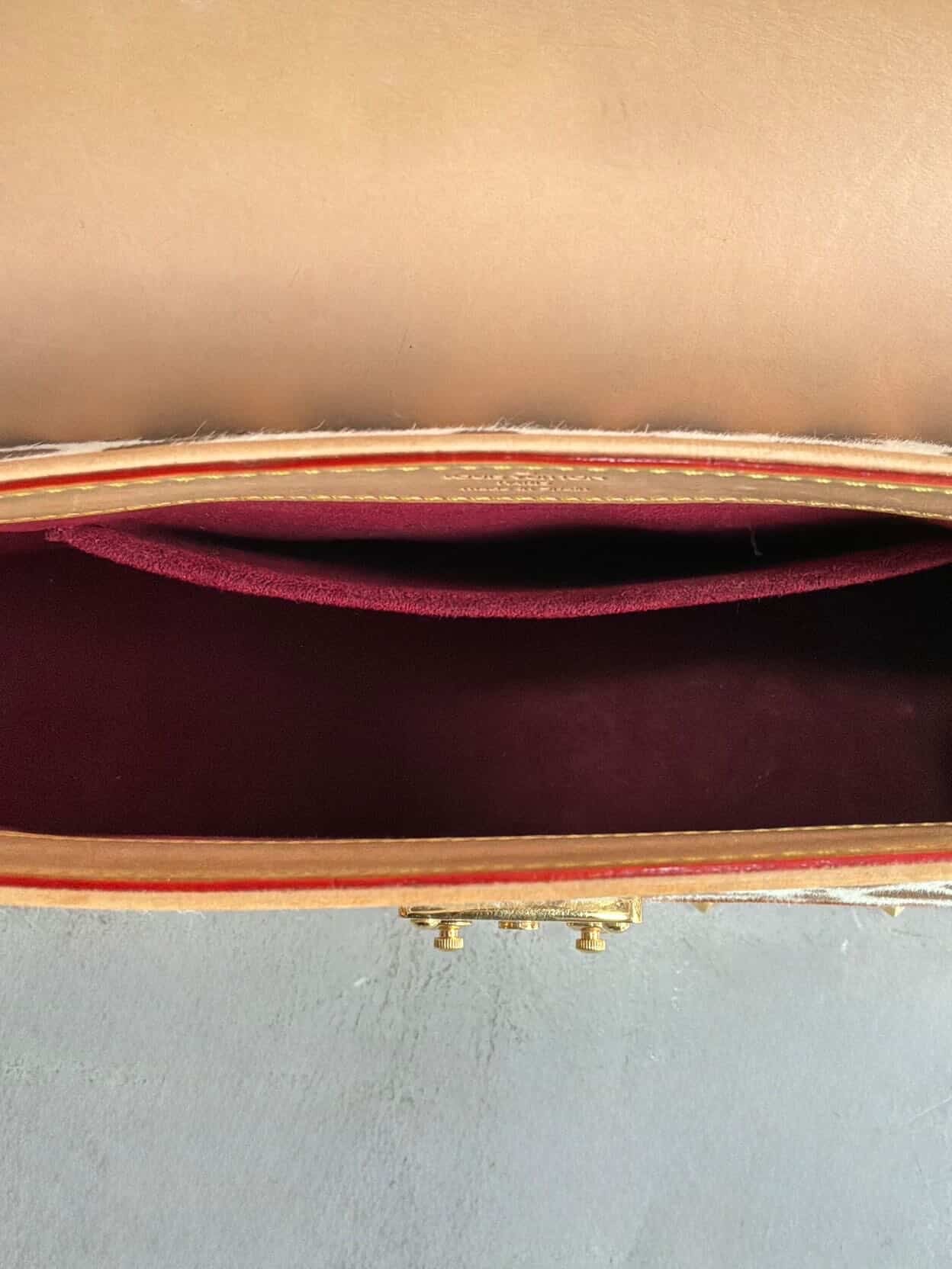 RARE Louis Vuitton X Murakami Dalmatian Ponyhair SAC Rabat Shoulder Bag