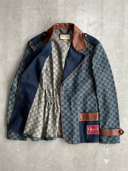 Gucci Denim Monogram Coat