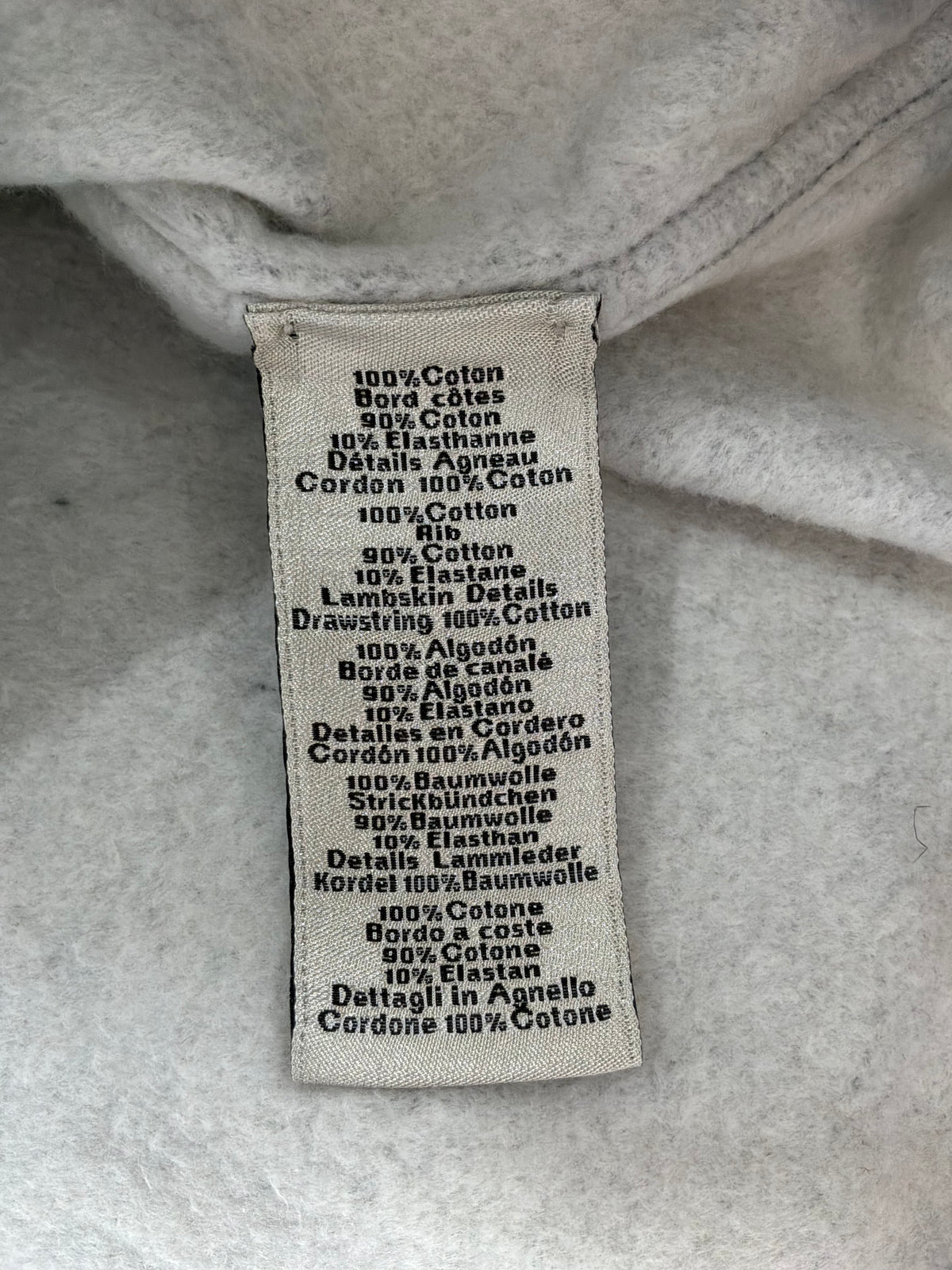 Hermes Leather Patch Pullover Hoodie